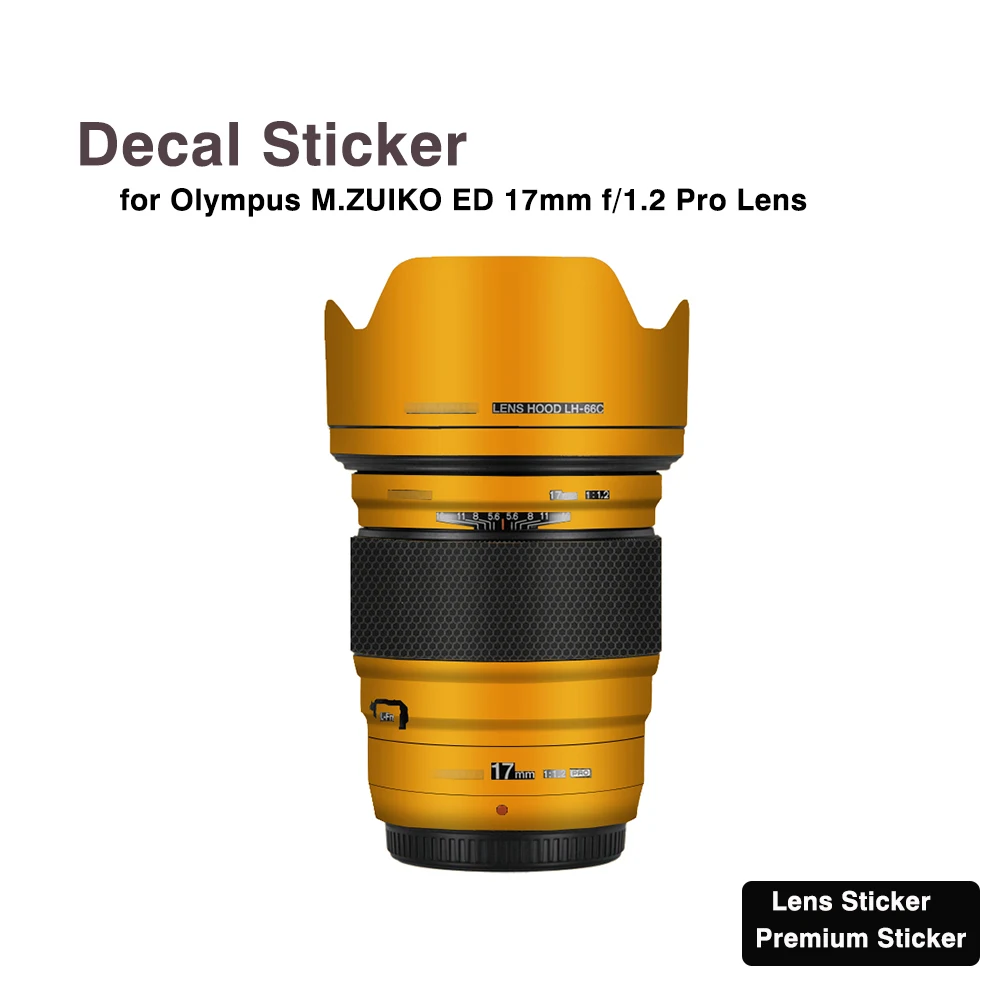 17f1.2 Protector Cover Film Wrap Cover for Olympus M.ZUIKO ED 17mm f/1.2 Pro Lens Skin 17f1.2 Protective Film Decal Sticker