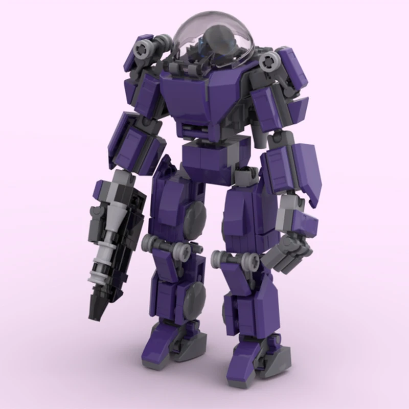 183PCS MOC Galactic Bounty Hunter Mech Modular Sci-Fi Robot DIY Assembly Model Building Blocks Educational Toys Gift for Kids