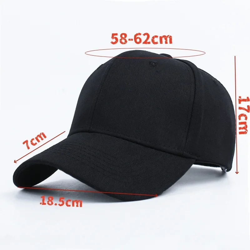 High-end big head circumference light board baseball cap men and women simple cap spring and summer travel sun protection