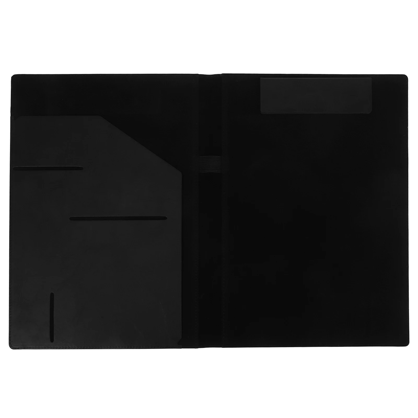 Магнитная папка А4, органайзер для делового портфеля, ночной черный держатель для документов из искусственной кожи, офисное хранилище, конференция