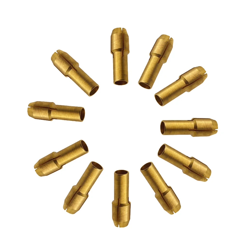 0.5-3.2 مللي متر أداة دوارة كهربائية النحاس مجموعة للحفر تشاك سبائك النحاس صالح دبوس ملزمة آلات النحاس كوليت أداة دوارة كوليت #6