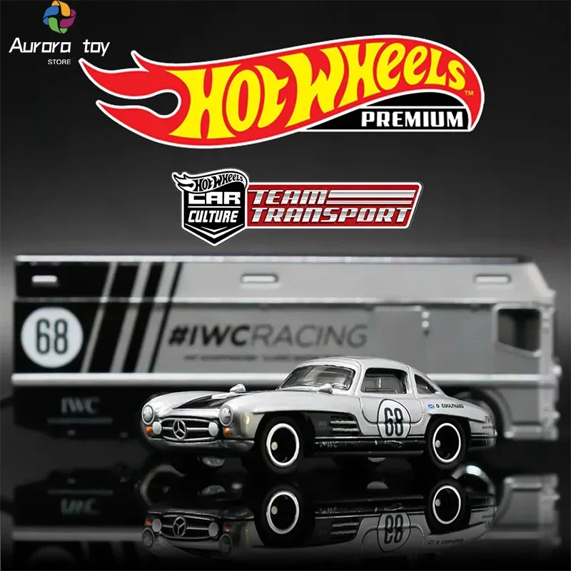 Hot Wheels Car Model Transport Fleet Combination Series Car Model Alloy Hot Sports Car Culture Collection Birthday Boy Toy Gift