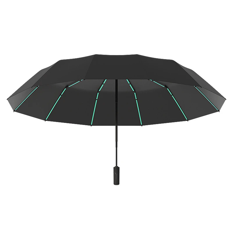 New 144 Bone Folding Umbrella Fully Automatic Double Bone SPF 50 UV Protection Rain Resistance Strong Wind Resitance Umbrella