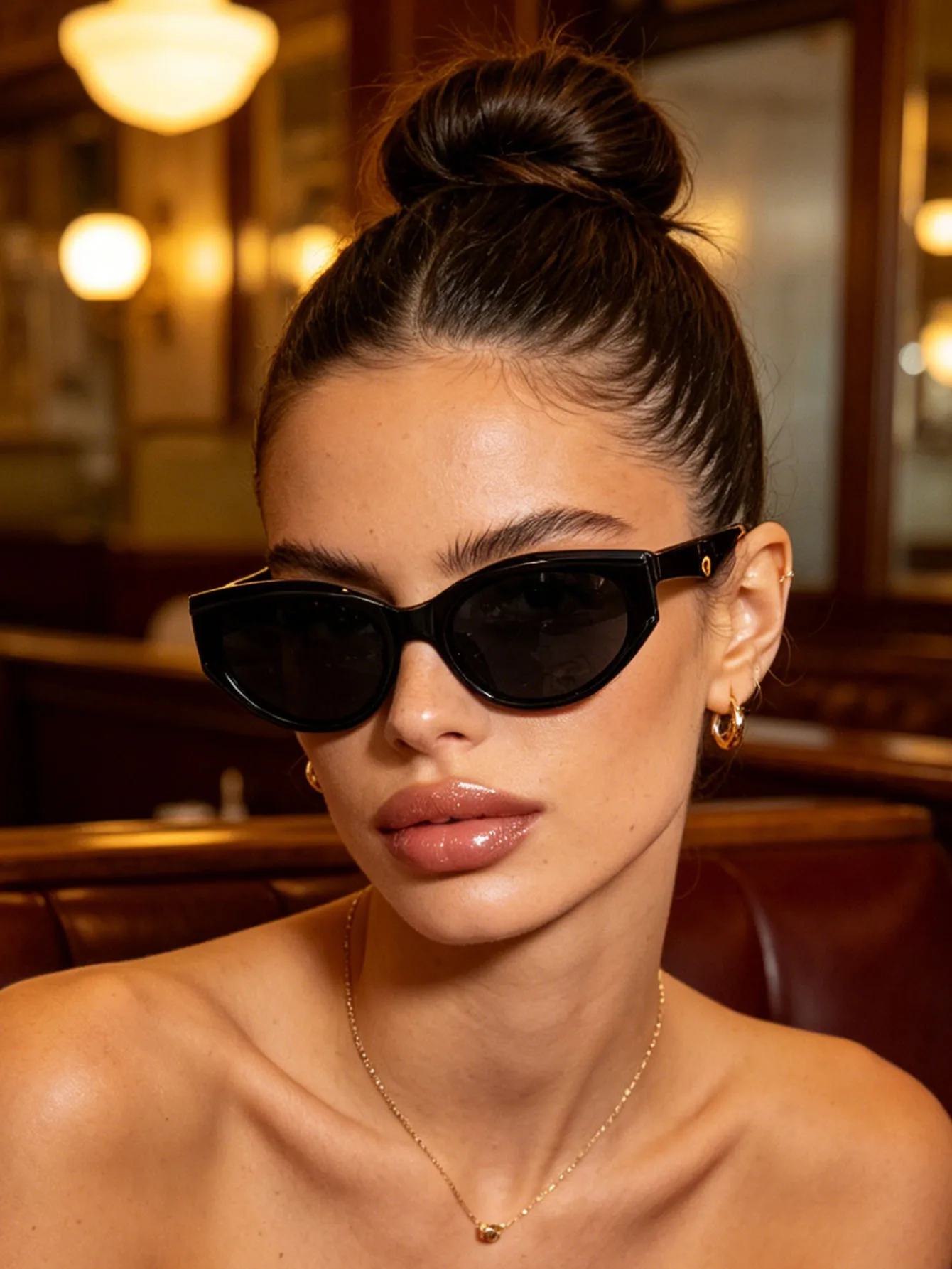 1 Stück Cat-Eye-Retro-Sonnenbrille für Damen und Herren, Sonnenbrille für Damen und Herren, Fahren, Outdoor, modisch