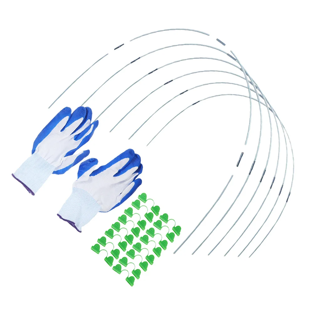 

1Set Plant Support Stake Garden Hoops Greenhouse Rack Lightweight Foldable Grow Tunnel Holder for Row Covers Vegetables Fruits