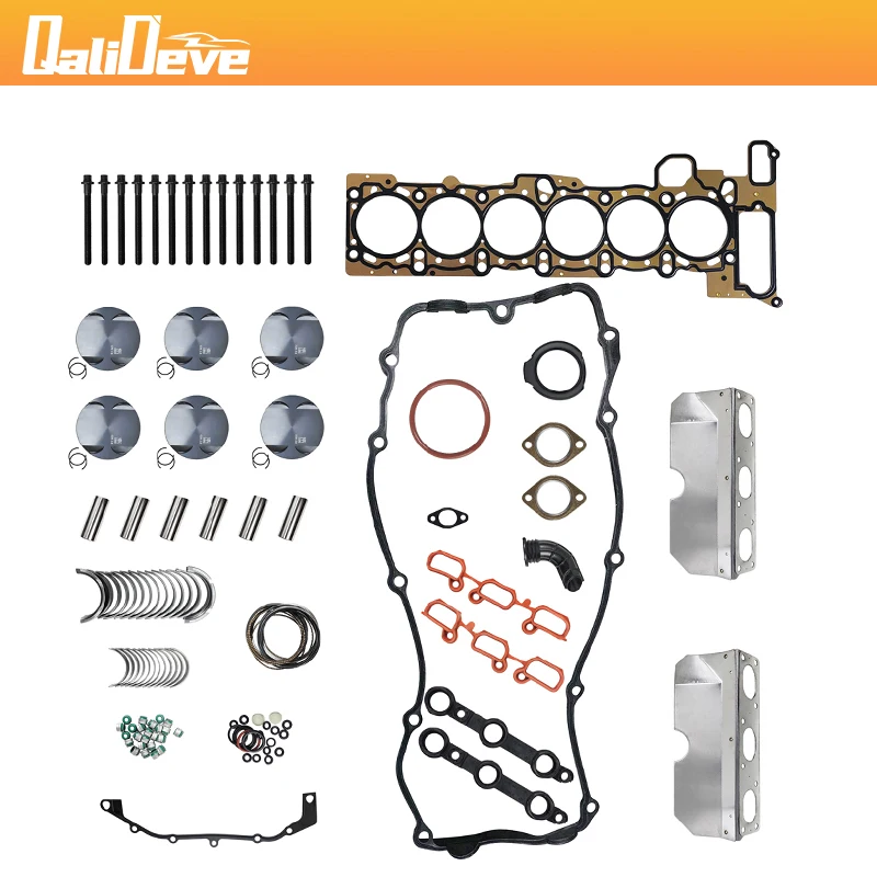

M5425KIT Engine Rebuild Gasket Pistons Rings Kits For BMW E39 E46 325i 525i X3 2.5 02-06