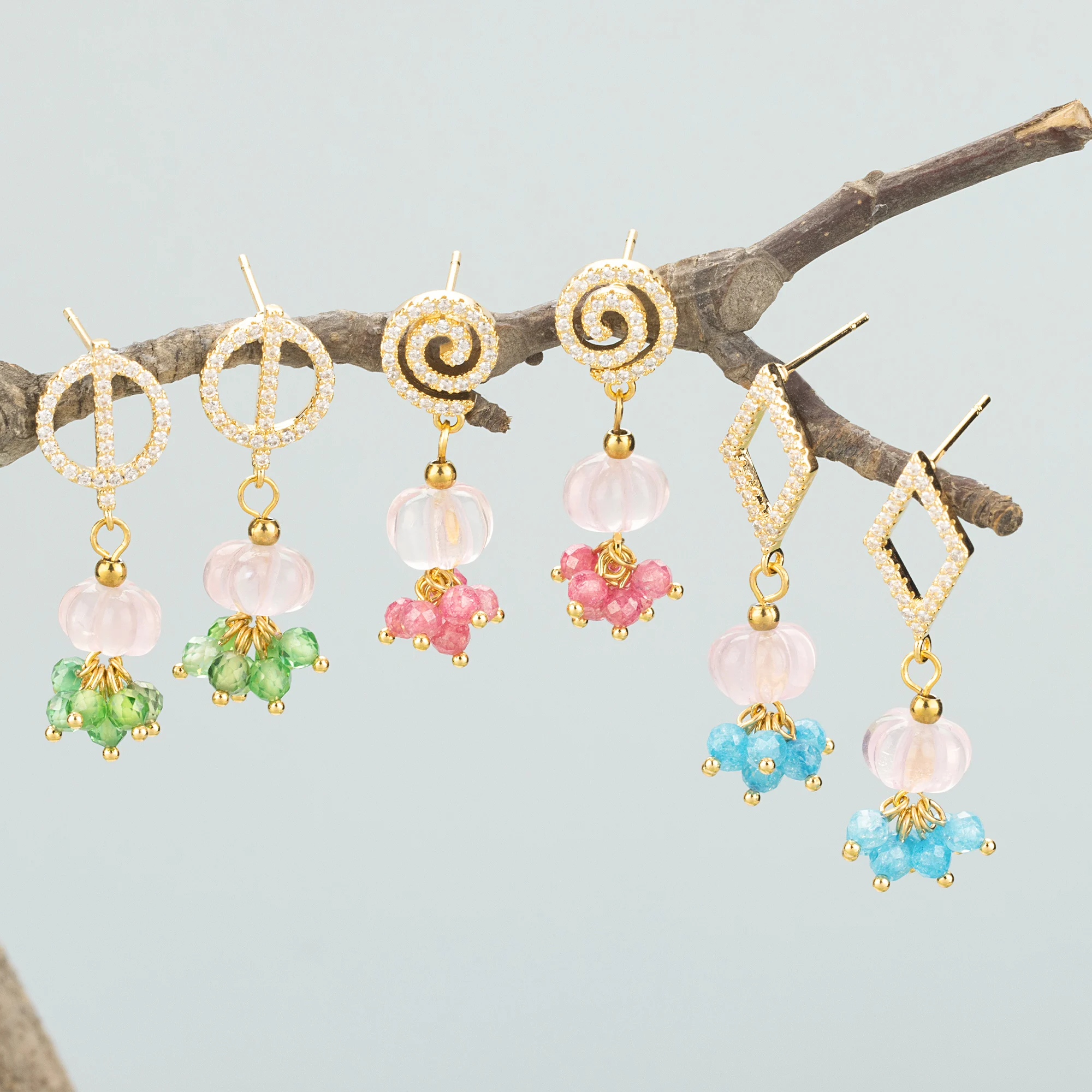 GUFEATHER,6pcs/lot,MG35,jewelry accessories,18k gold rhodium plated,copper,nickel free,charms,diy earrings,jewelry making