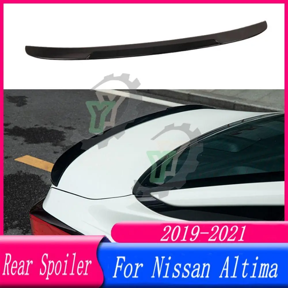 19 20 21 High Quality ABS Plastic Rear Roof Spoiler Trunk Wing Lip Boot Cover For Nissan Altima 2019 2020 2021