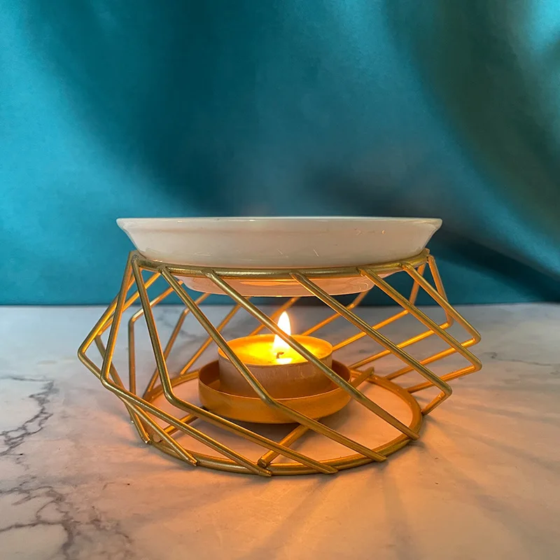 ضوء فاخر البخور الحديد شمعة تايبي النمط الأوروبي البخور لوحة مكتب غرفة نوم الروائح الديكور الفيلم الدعائم الشمال