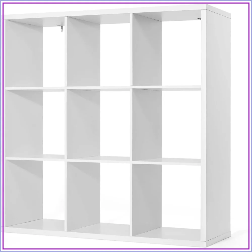 13-Inch, 6/8/9-Cube Cube Storage Organizer Extra Thick Exterior Edge, Open Storage Shelf Divider