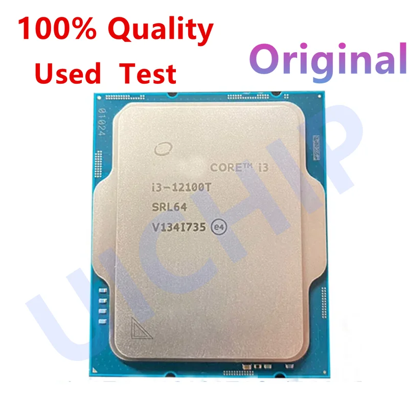 100% Original Core i3 12300T 2.30/4.20 (Ghz) 4C/8T Integrated graphics card UHD 730 35W LGA 1700