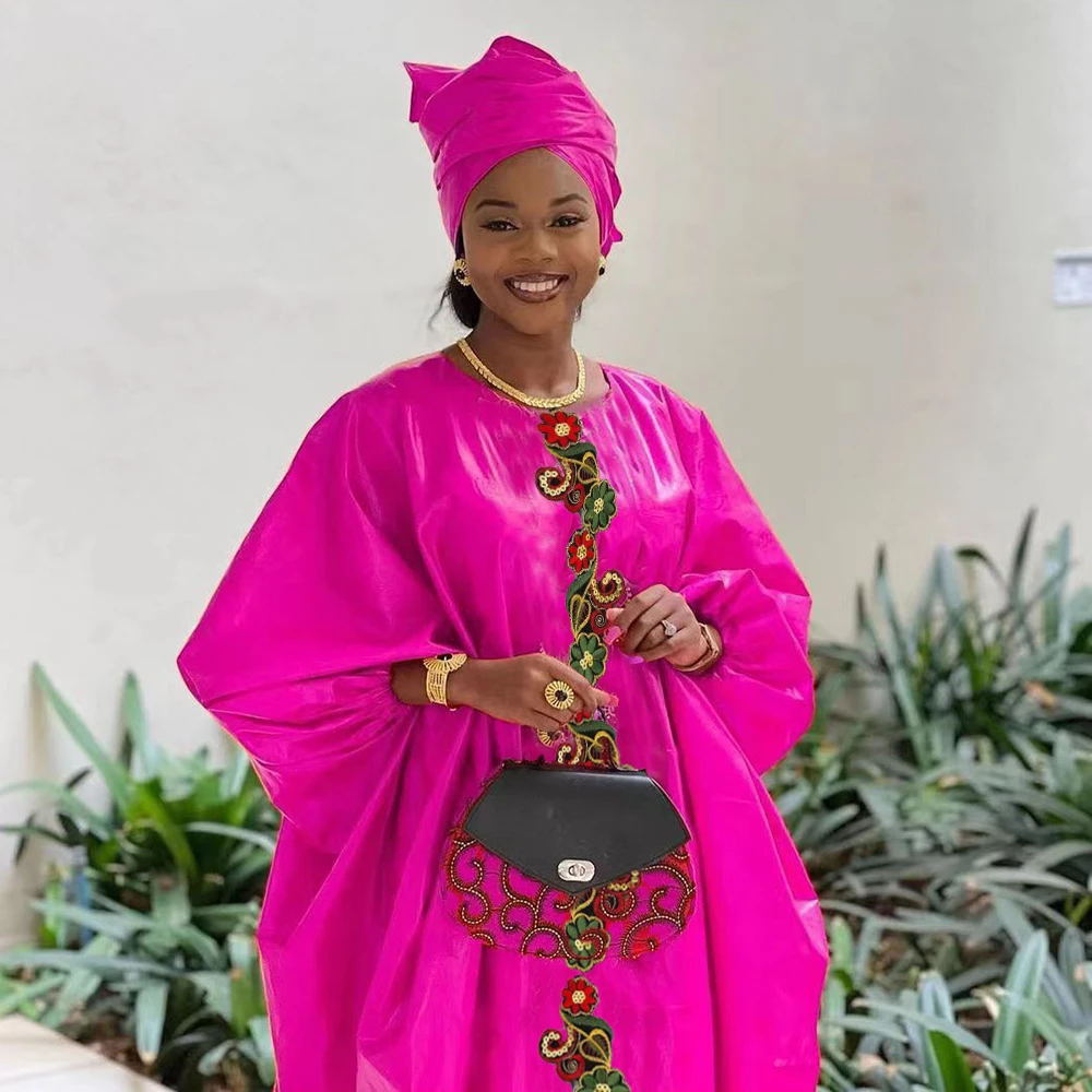 Brautkleid Geburtstags kleid für Frauen Abendkleid traditionelles Kleid Robe Africa ine Bazin Riche Bazin Riche Kleid