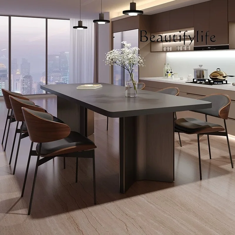 

Luxury Nordic Modern Restaurant Table Aesthetics High Quality Luxury Aesthetics Dining Table Trendy Muebles Trendy Furniture