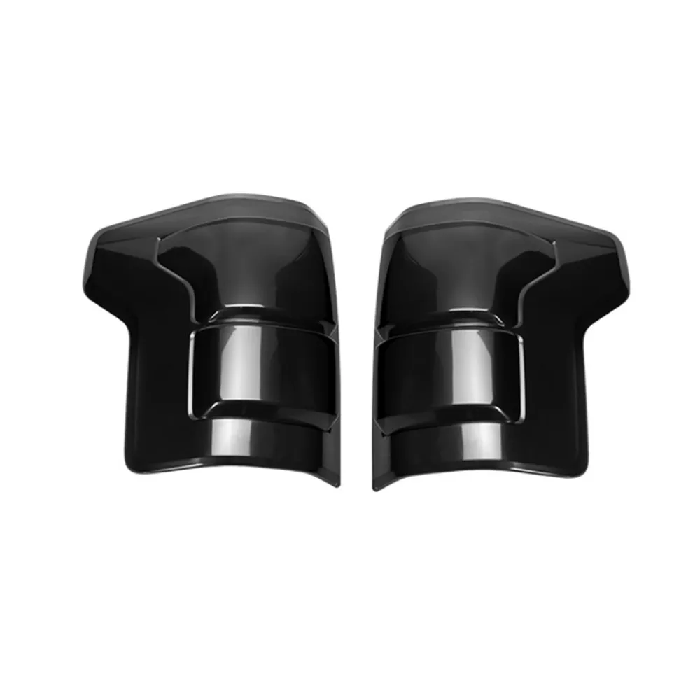 Pair For Ford F150 2015-2017 Smoked Black Rear Tail Light Lamp Cover Protector Guard Trim ABS Sticker Car Decoration Cover