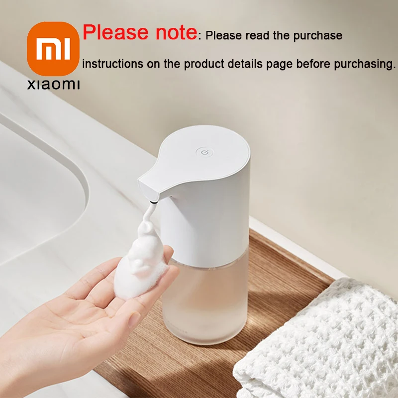 

XIAOMI Mijia Soap Foam Dispenser 1S Automatic Induction Hand Washer USB Rechargeable Foaming Machine Home Appliance