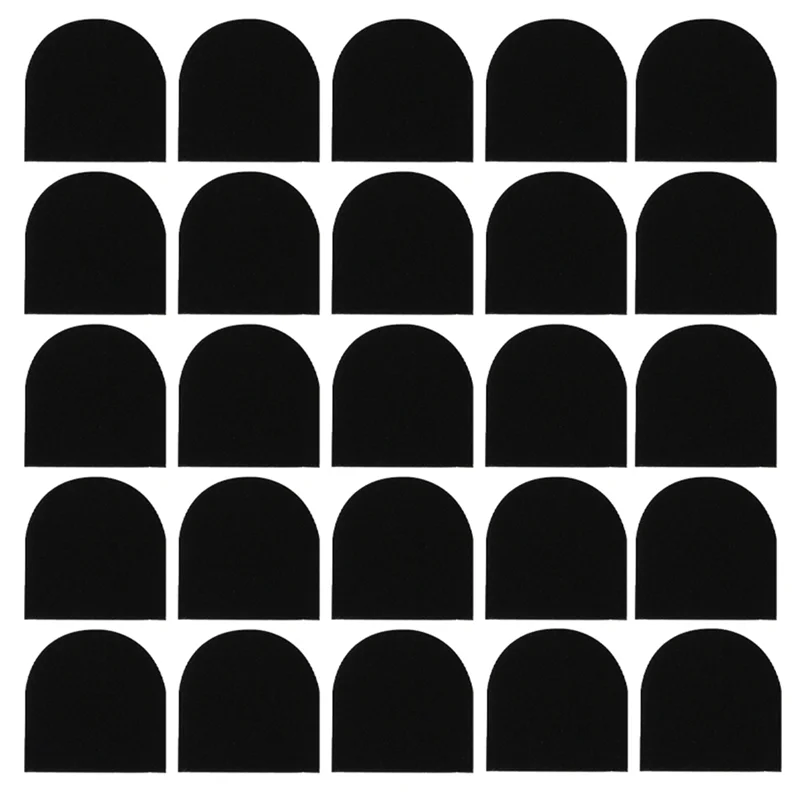 A29Z-400Pcs غطاء ميكروفون للاستعمال مرة واحدة، ميكروفون محمول باليد للزجاج الأمامي لاستوديو تسجيل KTV كاريوكي أسود