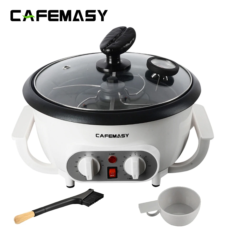 CAFEMASY 110V/220V Electric Coffee Roaster household Nut Peanut Beans Baking Stove Popcorn Make Dryer Grain Drying Roaster