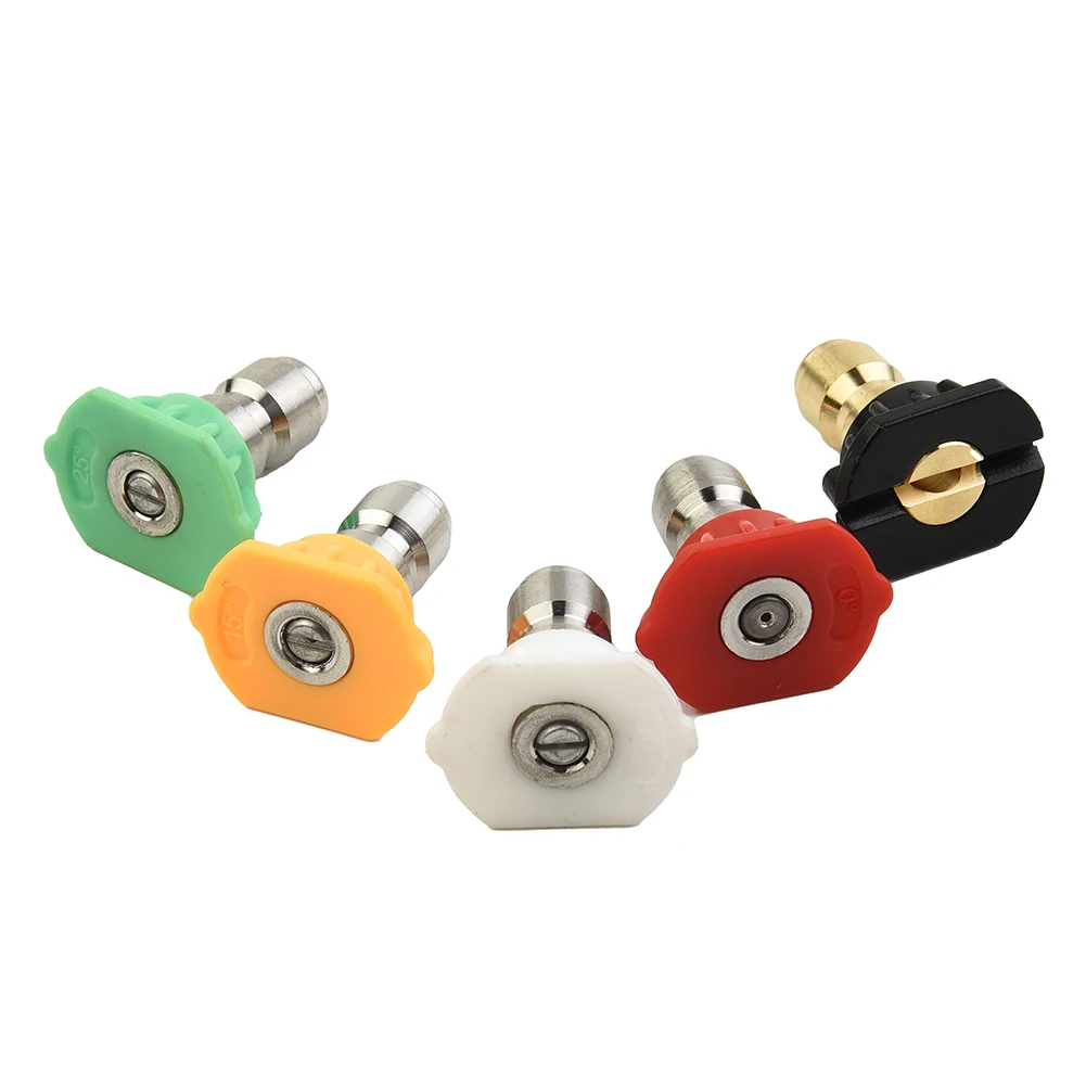 

Adapter Pressure Washer Nozzles Quick Connect 1 4 Inch Internal Thread 5Pcs Nozzle Pressure Washer Nozzles Spraying On Plants