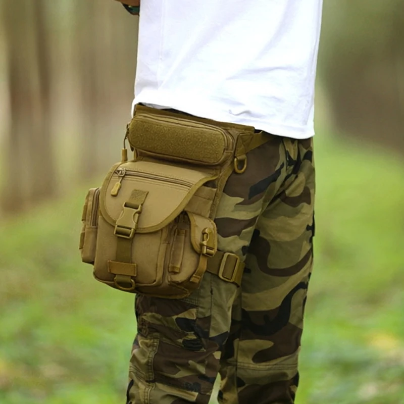 New Men's Waterproof Leg Wrap Hip Drop Belt Waist Oxford Cloth Hiking Camping Outdoor Sports Travel Accessories Fishing Bags