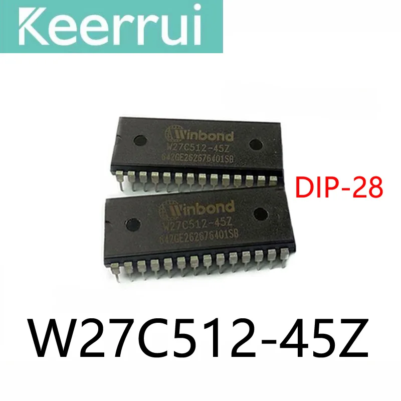 1~10PCS/LOT Brand New Original  EEPROM W27C512-45Z DIP28 W27C512 27C512-45Z DIP-28 IC EEPROM 512KBIT PARALLEL Memory chipset