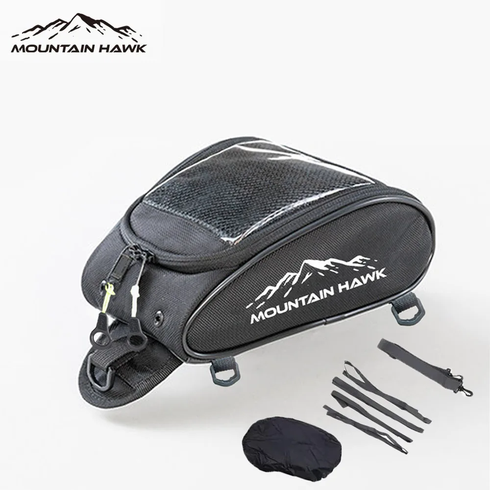 Universal Motorcycle Fuel Tank Bag with Touchscreen Navigation Big Capacity Motorbike Navigation Bag for Moto