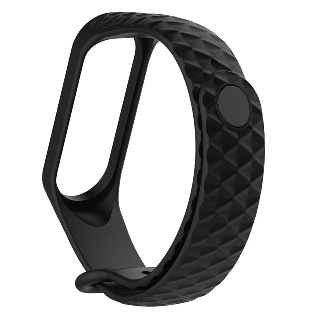 

Silicone Wristband For Mi 3 Adjustable Accessories For 3 Protective Strap Fashion Accessory Smart Band Black