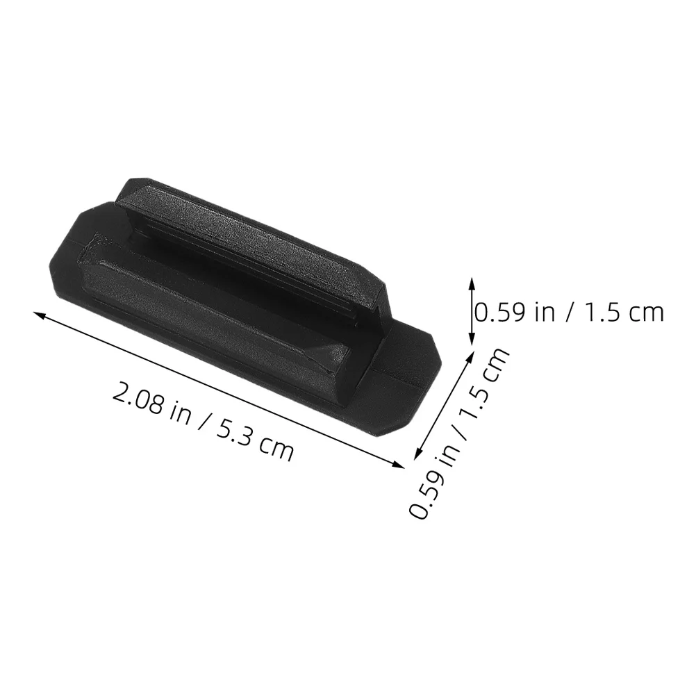 6 stuks siliconen pennenhouder clips zelfklevende bureau-organizer draagbare langdurige voor klaslokaal kantoor pennenhouder clip