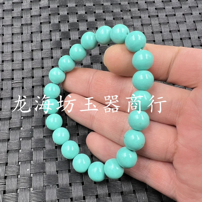 Optimized Turquoise round Beads Jade Bracelet Old-Styled Bead Pumpkin Beads Buddha Head Peace Buckle Couple Bracelet Bracelet Wh