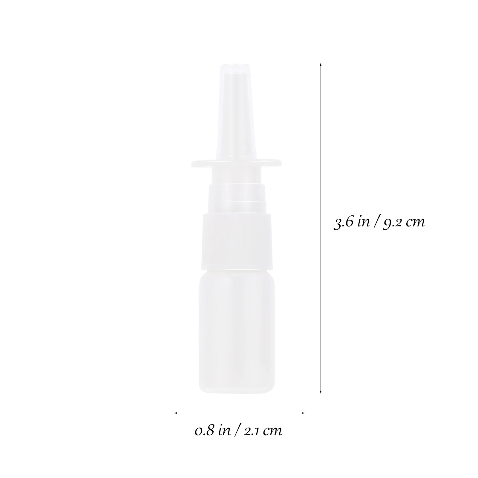 Bottiglia di iniezione diretta da 20 pezzi Bottiglia di spruzzatore nasale portatile Bottiglie spray vuote riutilizzabili a nebbia fine (10ML)