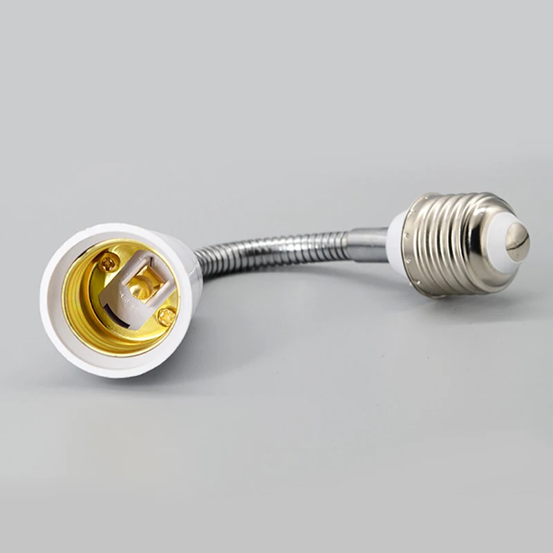 Extensor de Base de lámpara E27 a E27, convertidor de portalámparas de 180mm, E27-E27, adaptador de enchufe de lámpara ignífugo para bombilla
