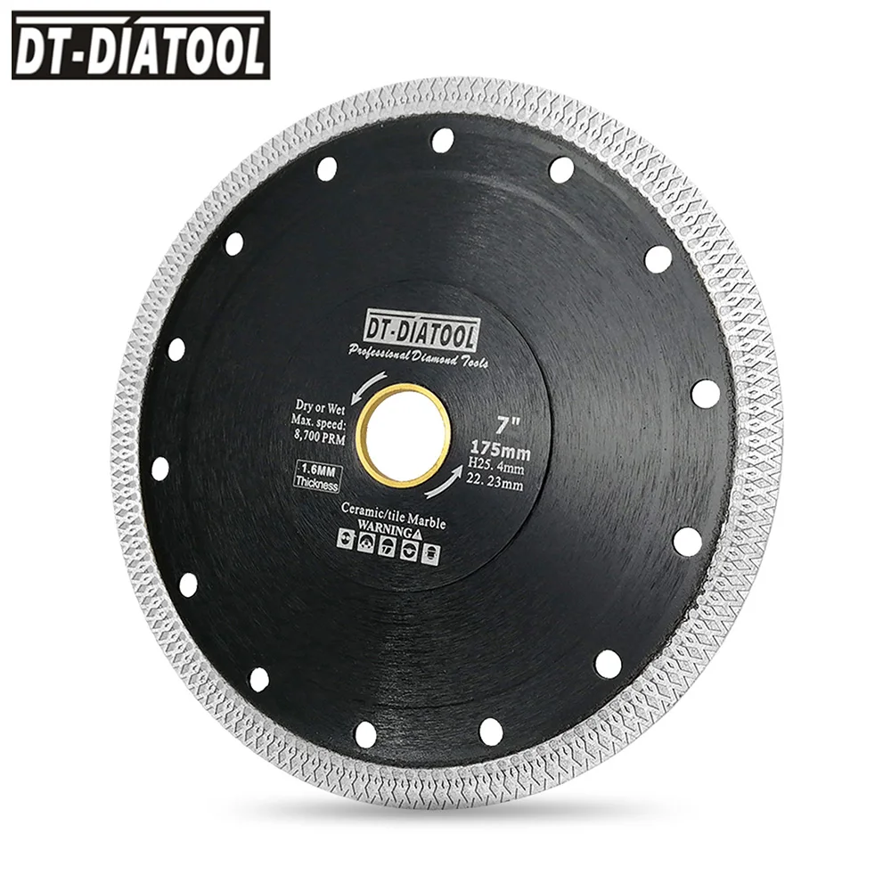 Dia 4"-12" Superthin Tile Diamond Cutting Disc X Mesh Turbo Saw Blades rim Segment Cutting Wheel for Porcelain Ceramic Marble