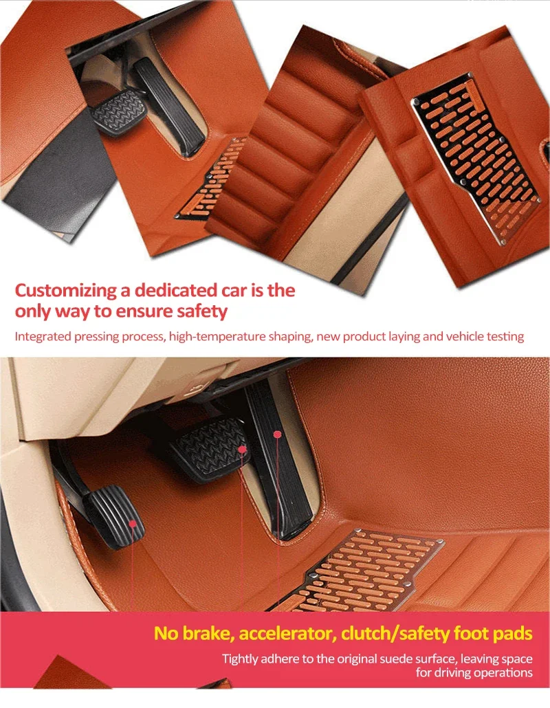 Car Floor Mat For Mazda CX-5 CX5 CX 5 KF MK2 2017~2025 Leather Pad Foot Cover Left Hand Driver Carpets Auto Interior Accessories