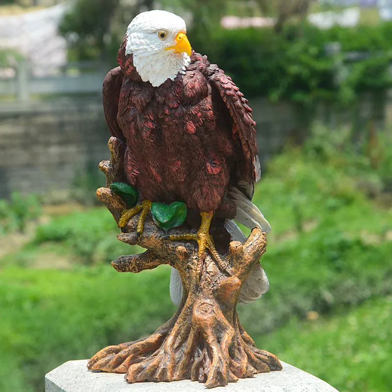 

Simulated Bronze Colored Eagle Ornament Resin Animal Model Craft Gift Home Interior Decoration Home Decoration Accessories