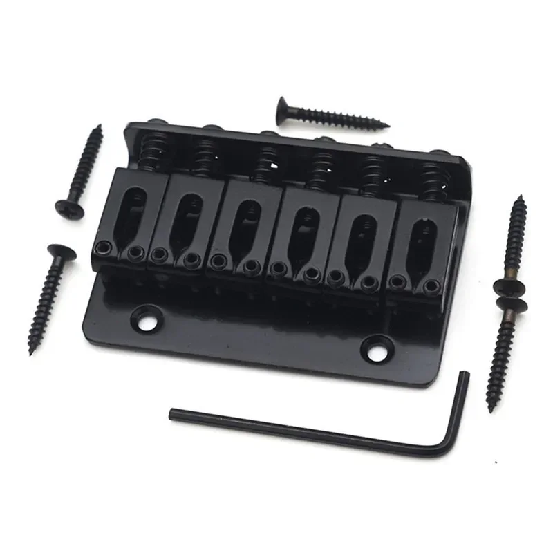 

65MM L-65MM FIXED HardTail ELECTRIC Children GUITAR BRIDGE TAILPIECE Chrome/Black/Gold