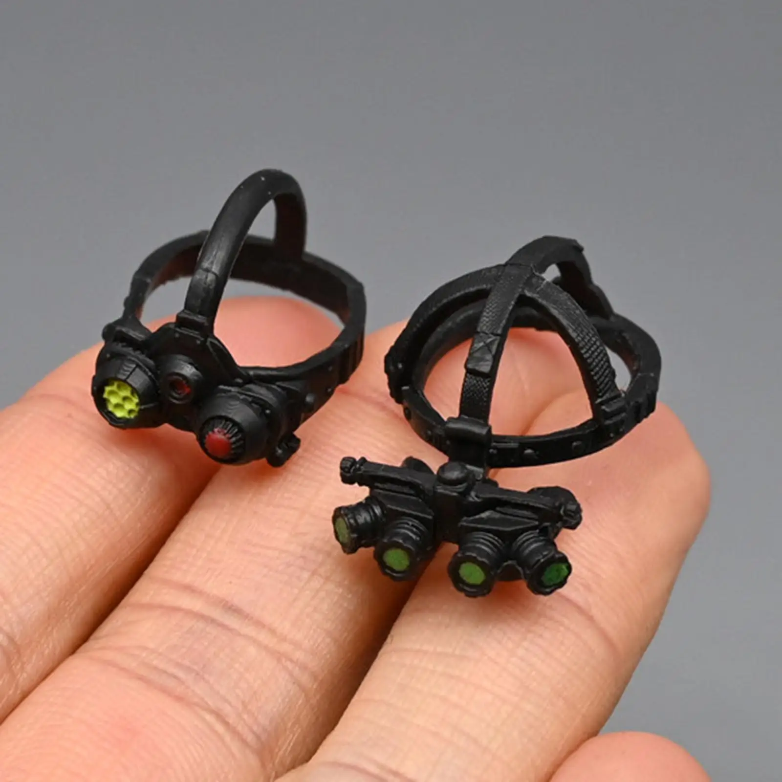 Miniature Nvg PP Accessory Goggles Model 1 12 Scale Doll Helmet for Action Figure Dress Up DIY