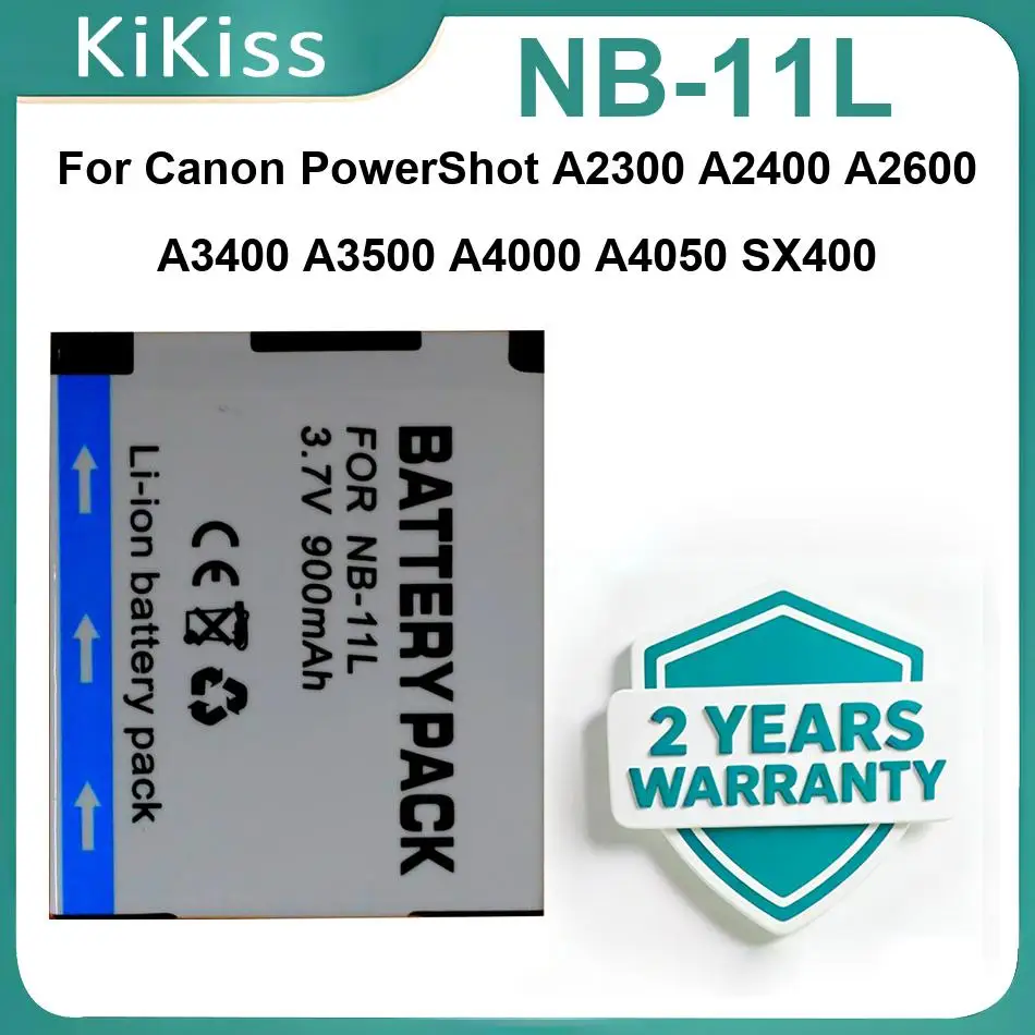 Brand New Batteries NB-11L For Canon Powershot A2300 A2400 A2600 A3400 A3500 A4000 A4050 SX400 SX410 SX420 IS