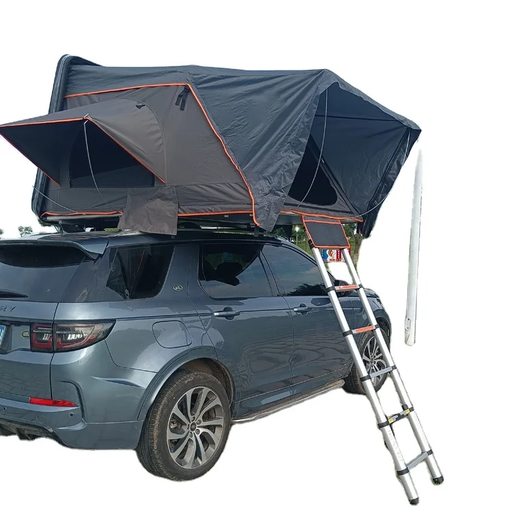 new type camping equipment hard shell car roof top with ABS cover camper