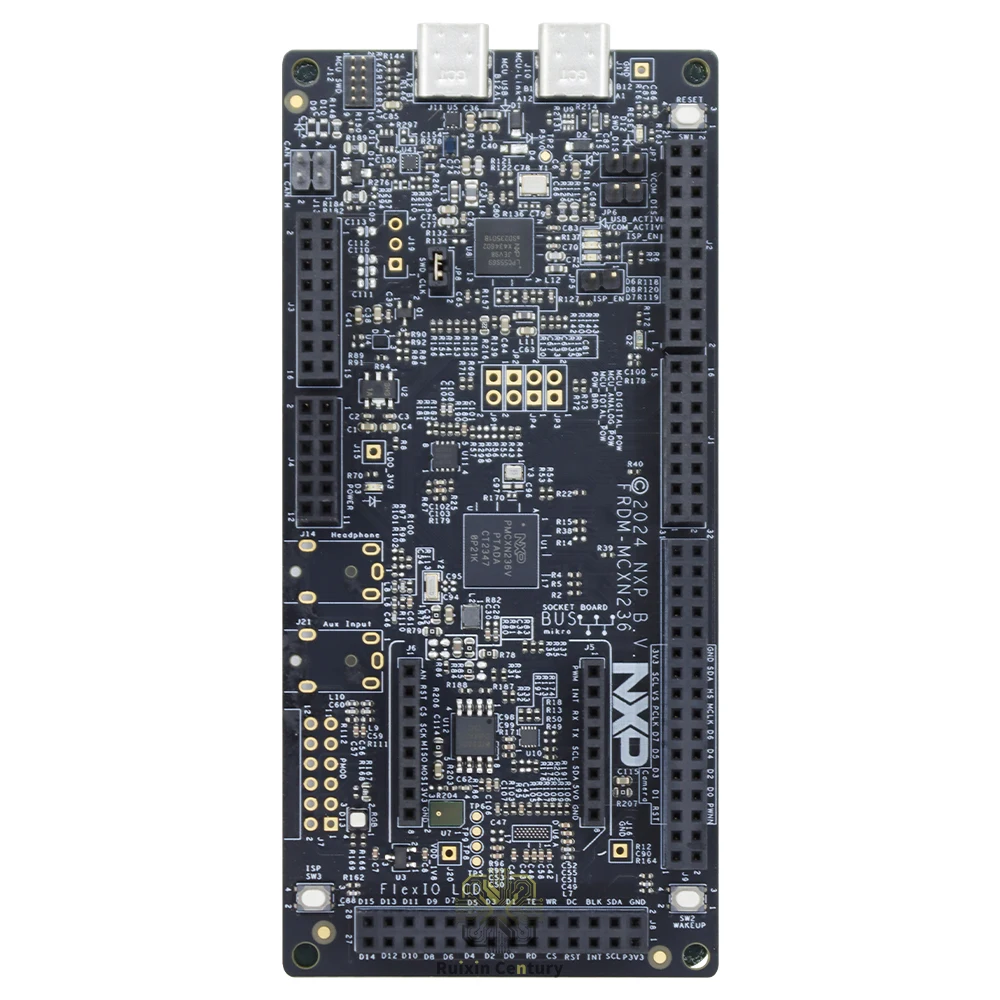 FOR NXP FRDM-MCXN236 MCX N23x MCXN236 ARM MCU Prototyping Development Board 150MHz Cortex-M33 1MB Flash MCU-Link Debug USB-C