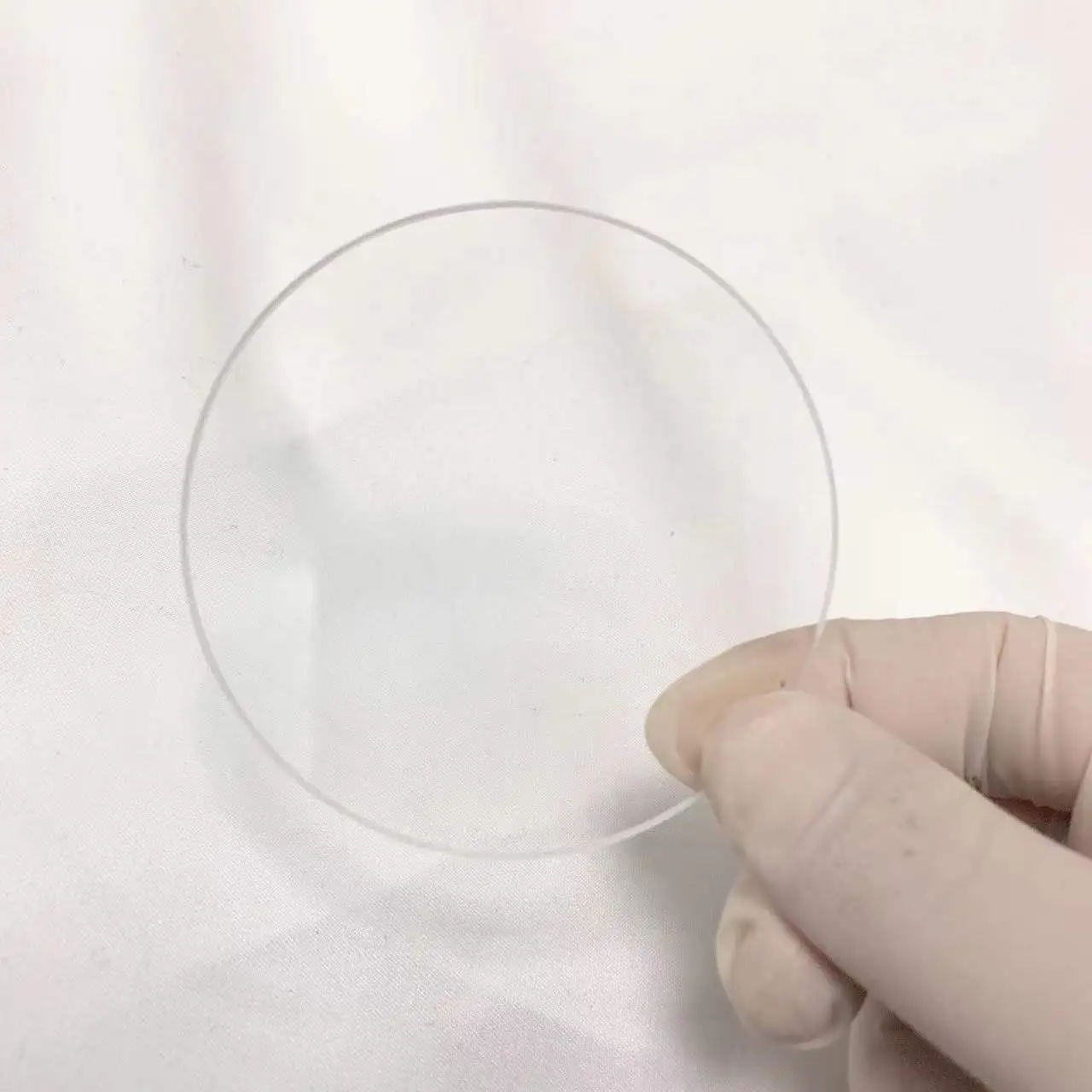 Vòng Bảo Vệ Kích Thước Cửa Sổ Đường Kính 85Mm Độ Dày 4Mm Trong Suốt Thạch Anh Tấm Kính UV Đèn Flash