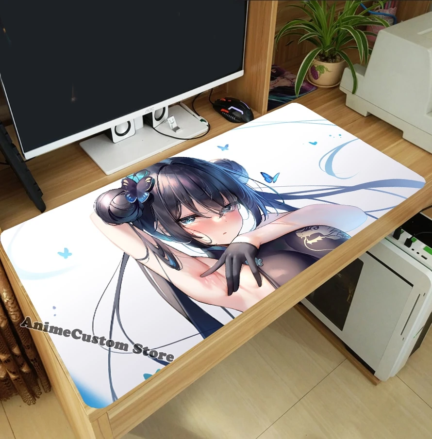 New Anime Peripheral Blue Archive Kisaki Mouse Pad Mice Mat Keyboard Mat Otaku Cosplay Playmat Xmas Gift