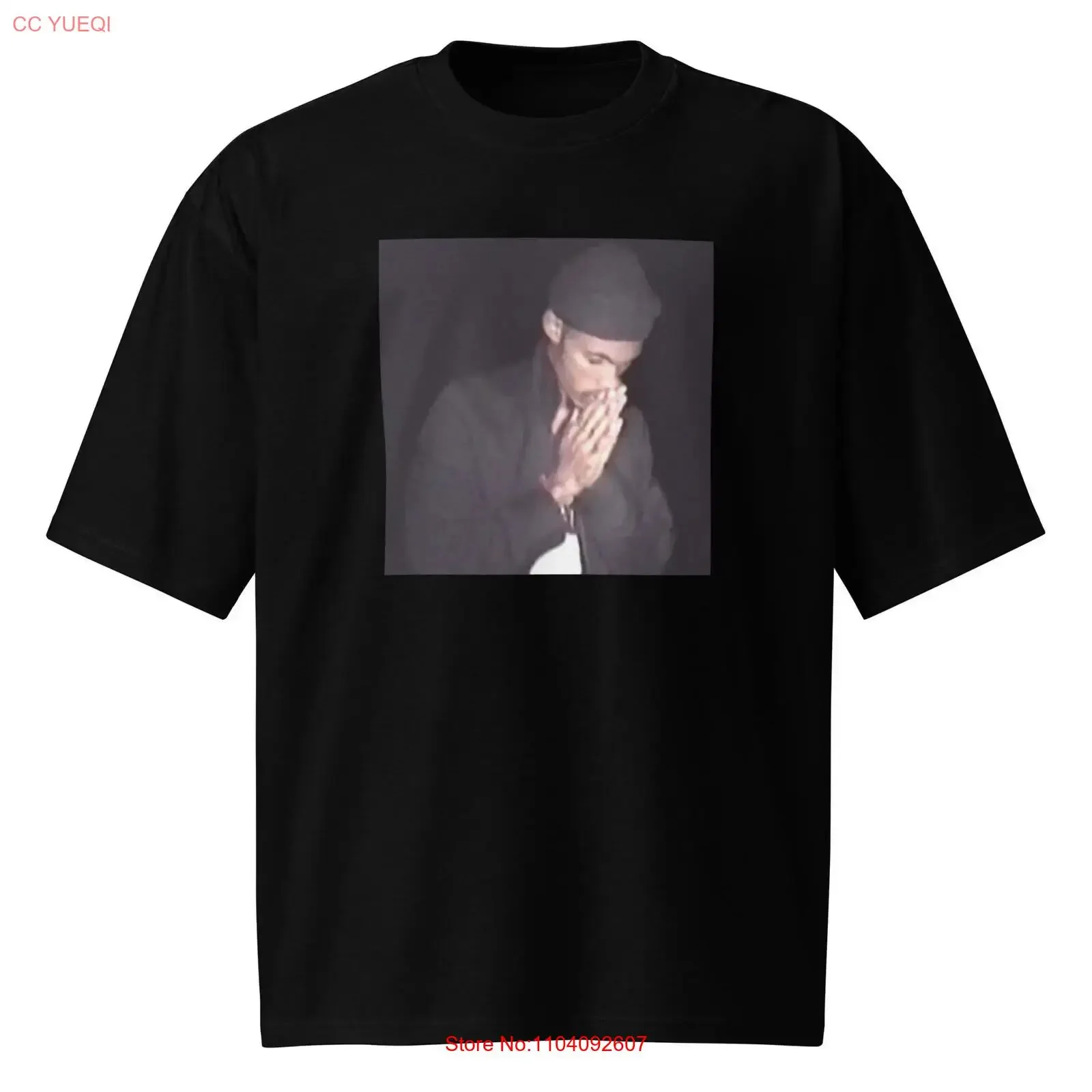 Черная футболка большого размера Kray X Rari Oneal SickboyRari, винтажная стираная унисекс, удобный топ для повседневной носки Черная футболка большого размера Kray X Rari Oneal SickboyRari, винтажная стираная унисекс, удобный топ для повседневной носки