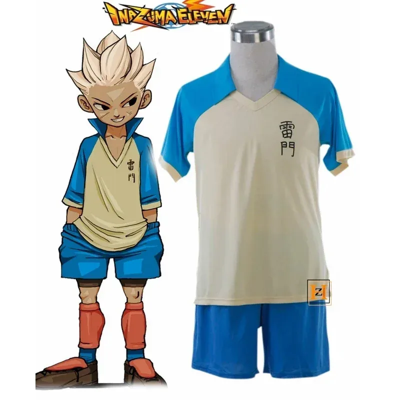 Inazuma11 أنيمي كوس هالوين زي كرة القدم رايمون الصيف زي مدرسي تأثيري الكرتون رجل امرأة تأثيري حلي كوس
