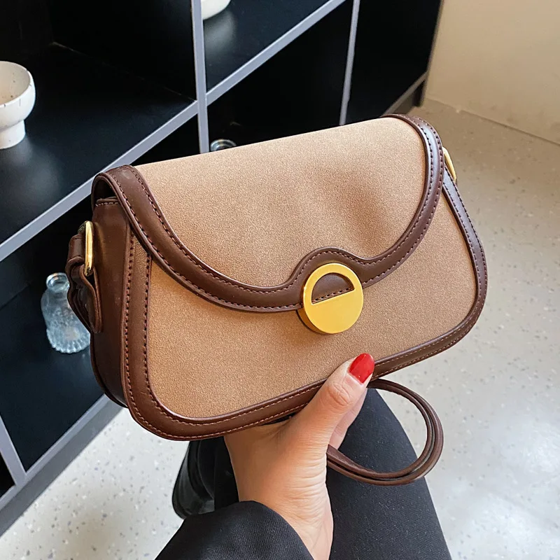 

2025 Fall Winter Trendy Womens Shoulder Bag Fashionable Matte Crossbody Purse Versatile Small Square Underarm Bag