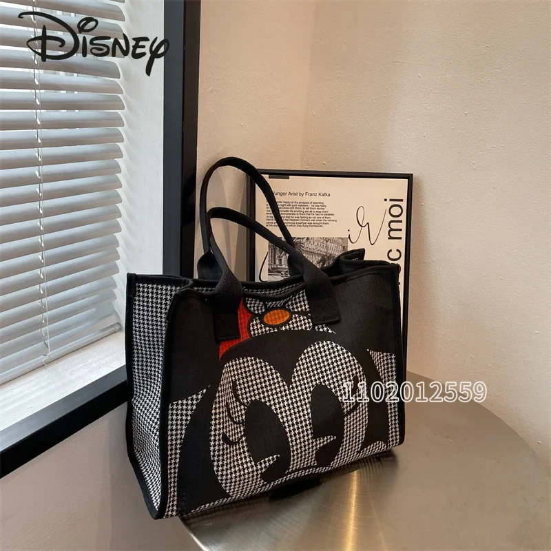 Disney Mickey New Women\'s Handbag Luxury Brand Cartoon Women\'s Bag Large Capacity Multifunctional Fashion Tote Bag Shopping Bag