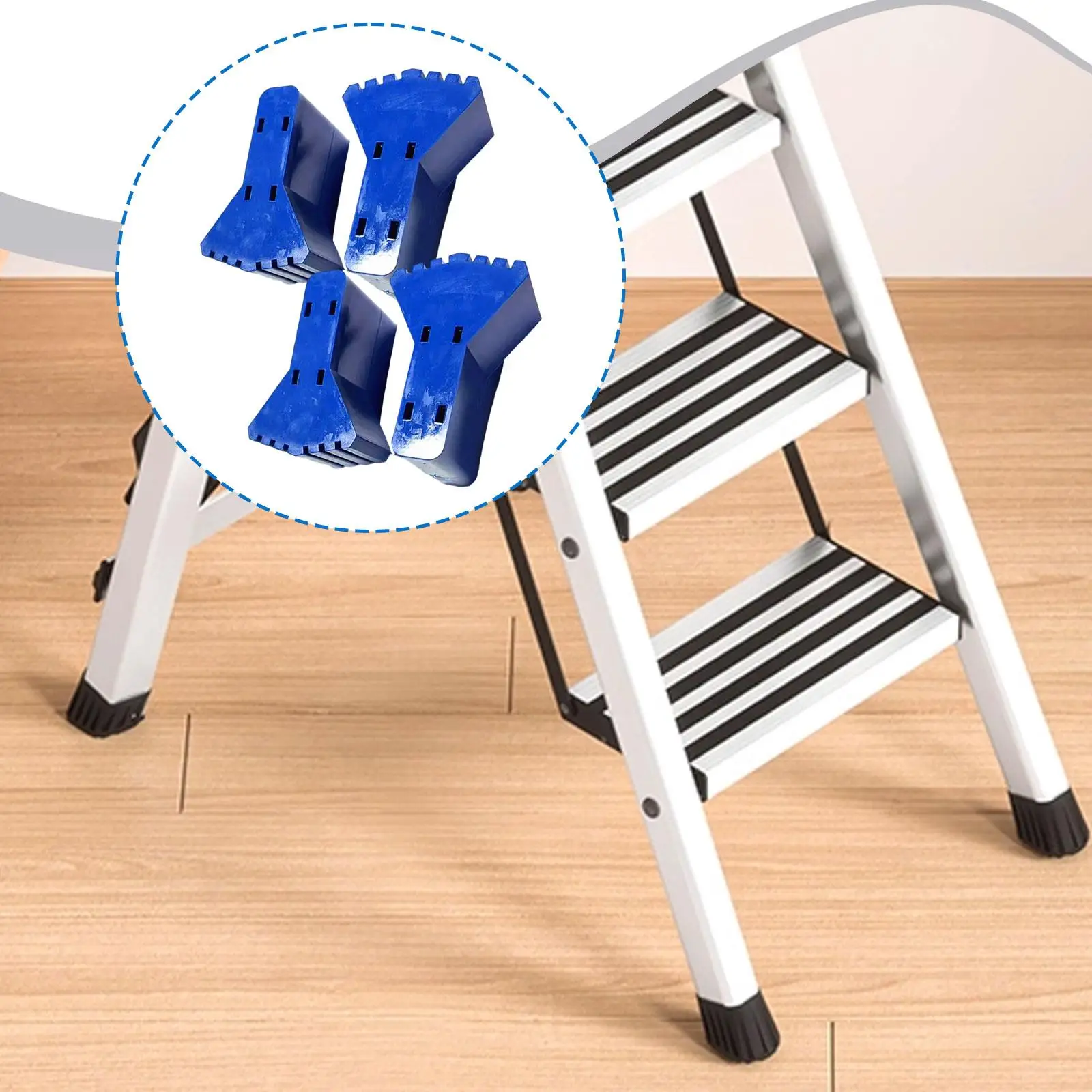 

Накладки на ножки лестниц, нескользящие резиновые подкладки для легких складных лестниц, аксессуары для защиты пола