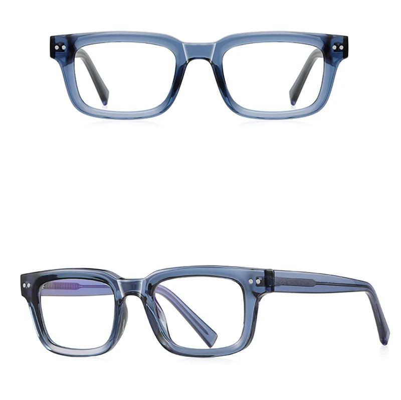 Kachawoo Blaulichtbrille, optisch, für Männer und Frauen, olivgrün, quadratisch, dicker Brillenrahmen, TR90-Acetat, hochwertiger europäischer Stil – Detail 12