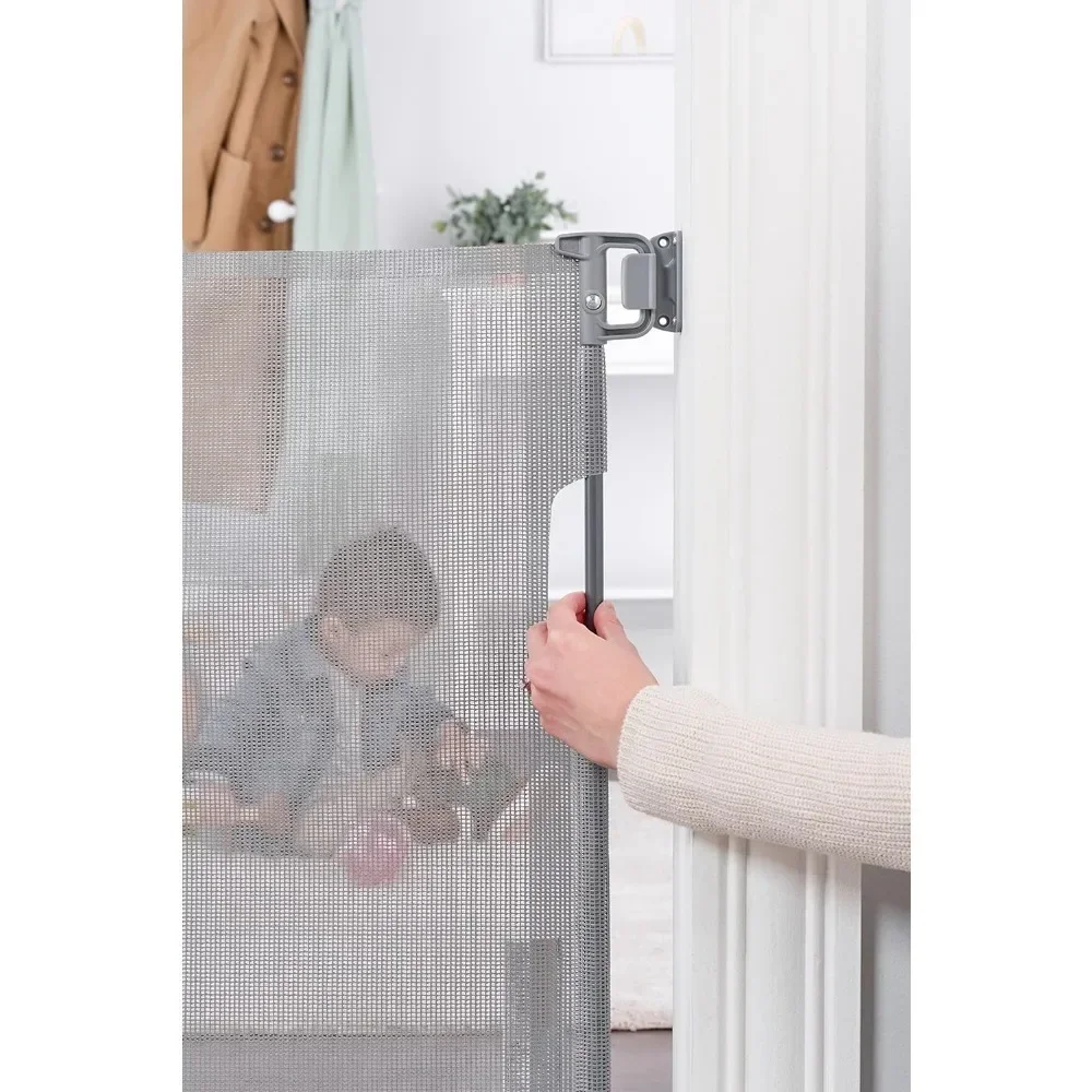 

#For Extra Wide Retractable Baby Gate, Award Winning Brand, Expands up to 50" Wide, Easy Install, Includes Installation Templa&