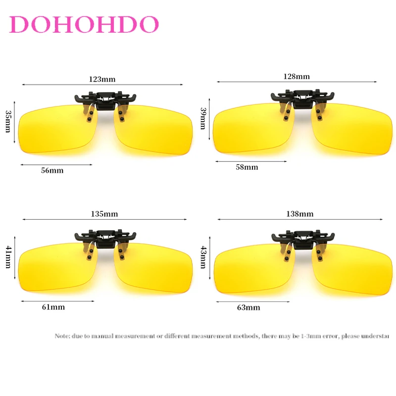 Vintage Driving Night Vision Polarized Clip-On Sunglasses Women Brand Designer Outdoor Sports Anti-Glare Men Goggles Очки UV400