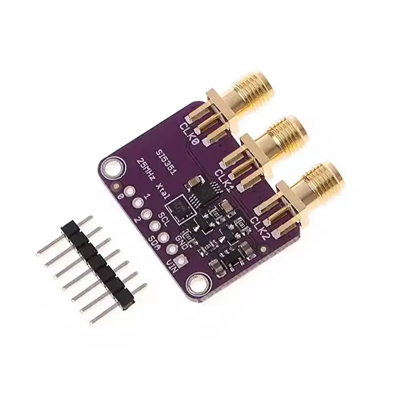 DC 3V 5V SI5351 SI5351A I2C Clock Signal Generator Module High Frequency Signal Square Wave Frequency 8KHz-160MHz For Arduino