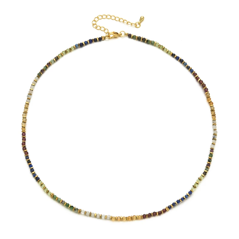 ZMZY Choker Necklace Natural Stone Pearl 5